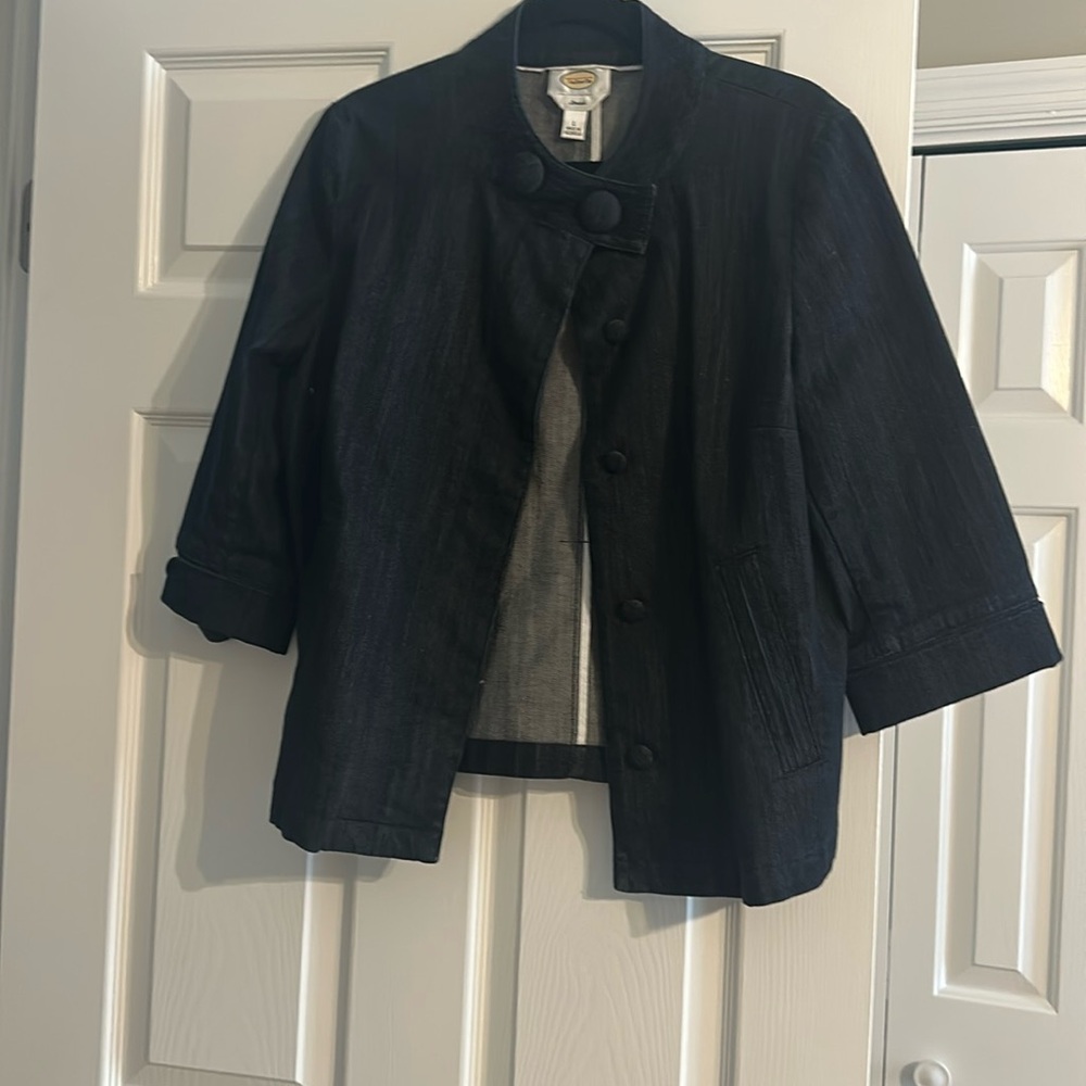 Lightly used Talbots Jean blazer!